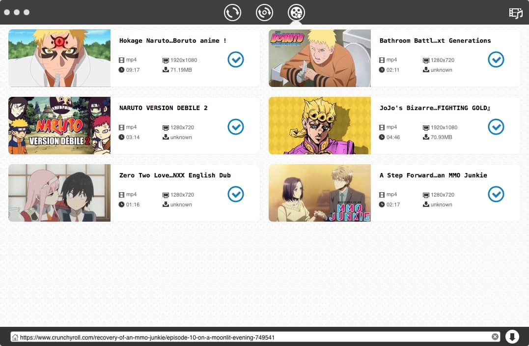 download crunchyroll videos mac