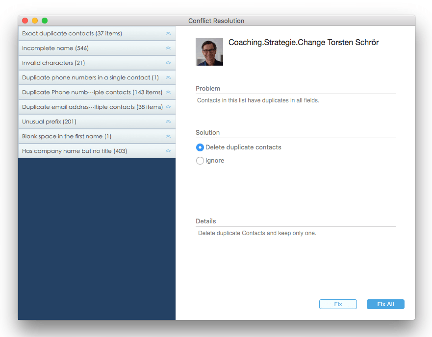 cisdem contactsmate delete duplicate contacts