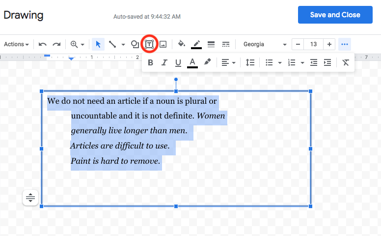 add text docs4