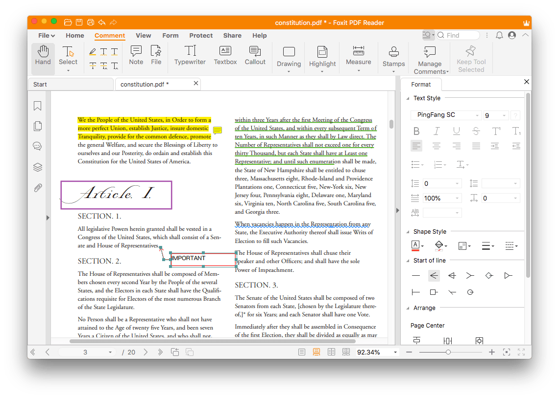 best free pdf editor mac foxitreader