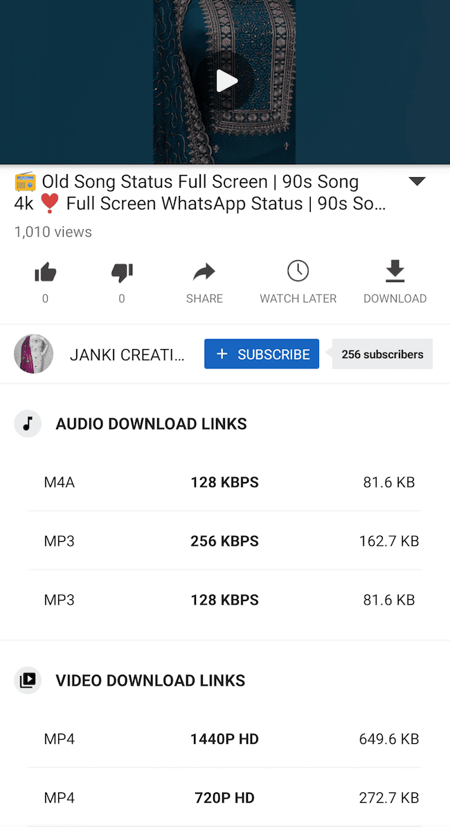 videoder outputs