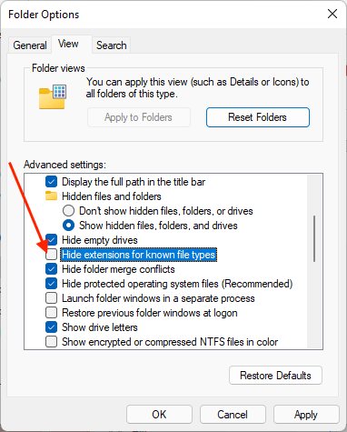 repair mov by changing extension 02