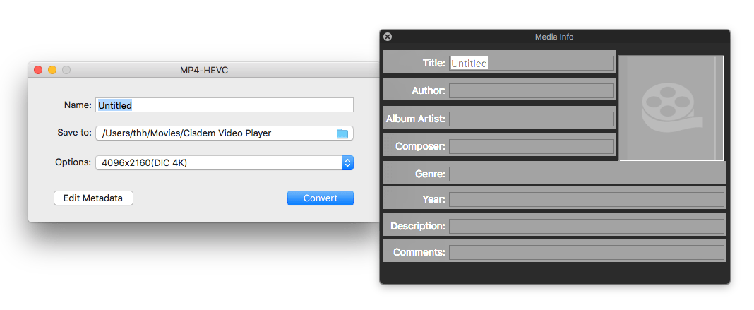 Cisdem Video Player convert 