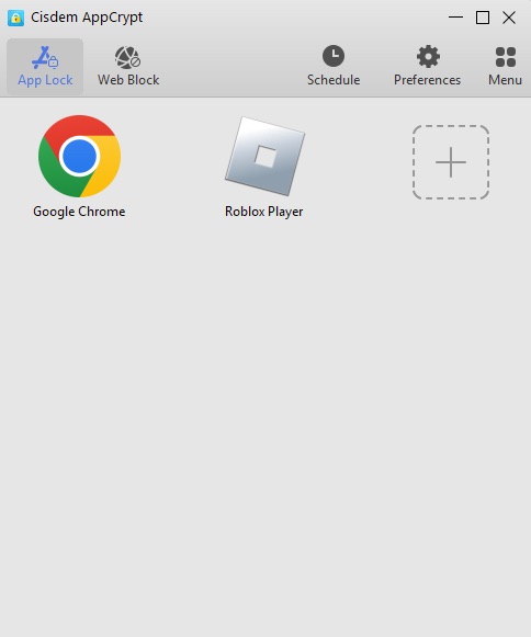 lock Roblox app