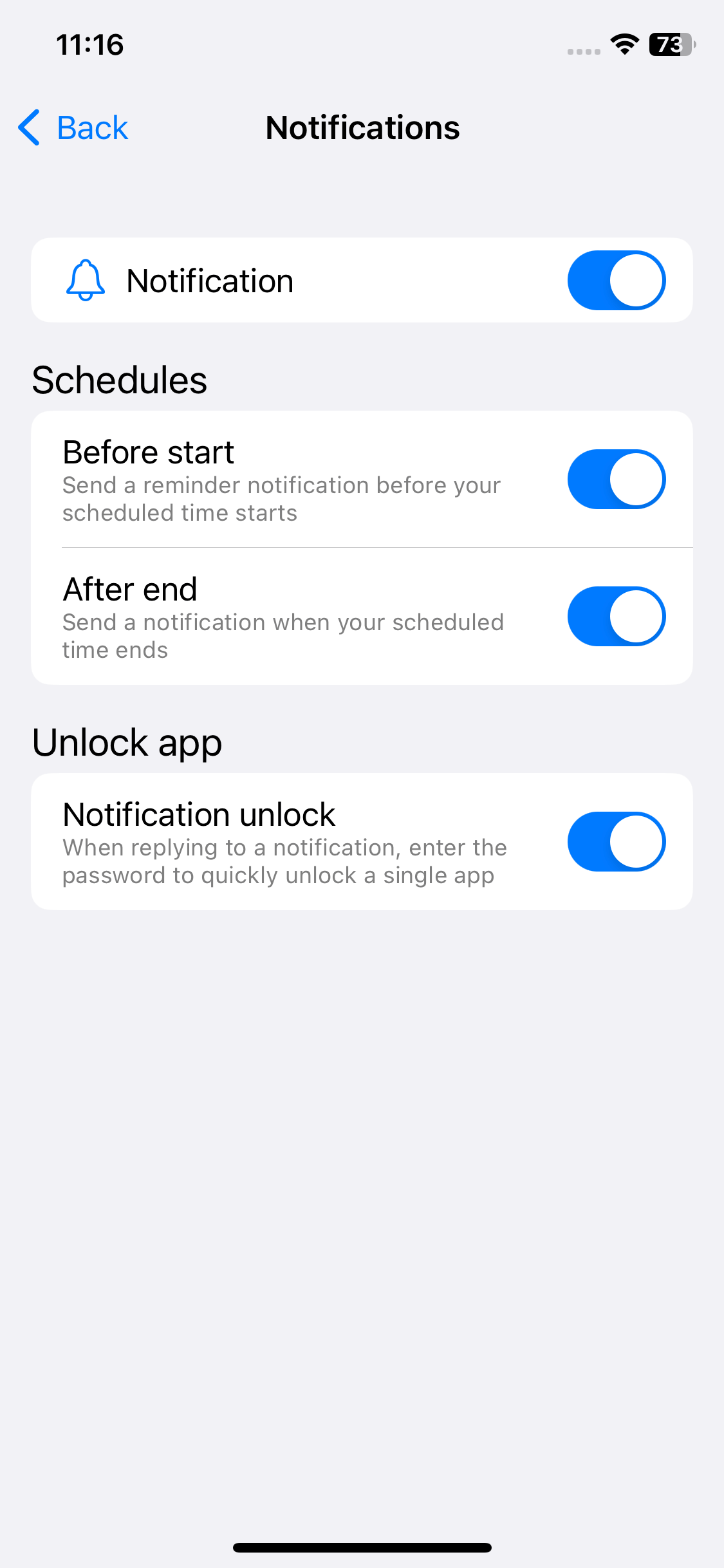 the Preferences tab