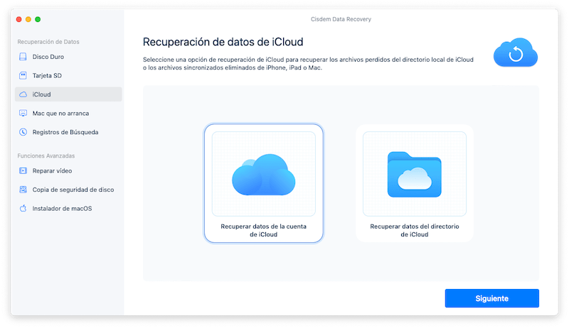 recover icloud photo cisdem 01