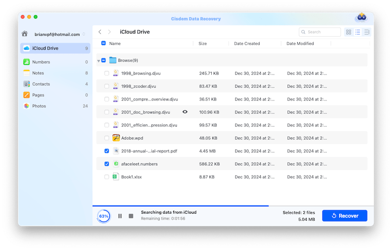recover replaced file cisdem 07