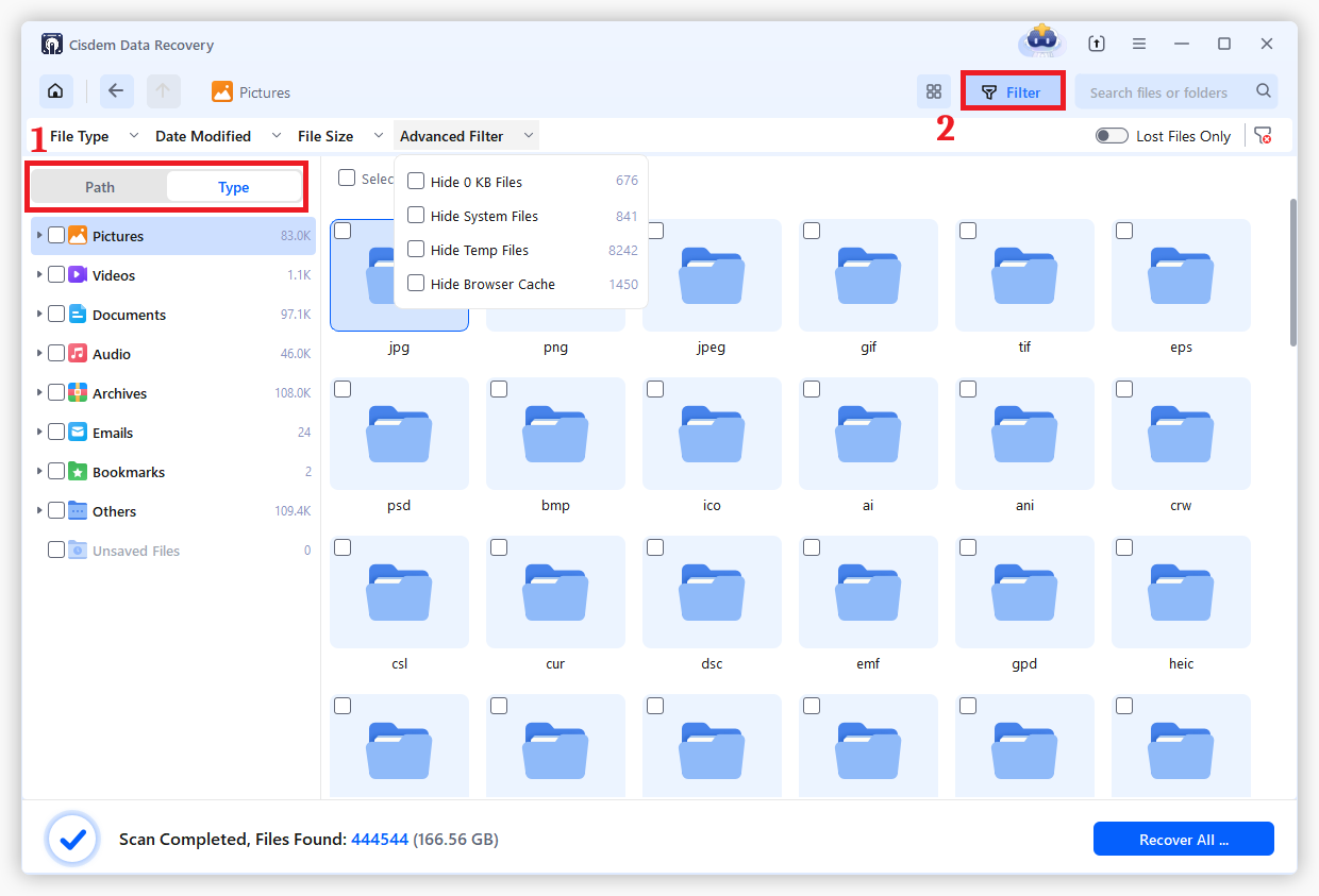 while organizing files you accidentally deleted cisdem02