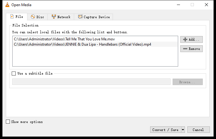 add hevc videos