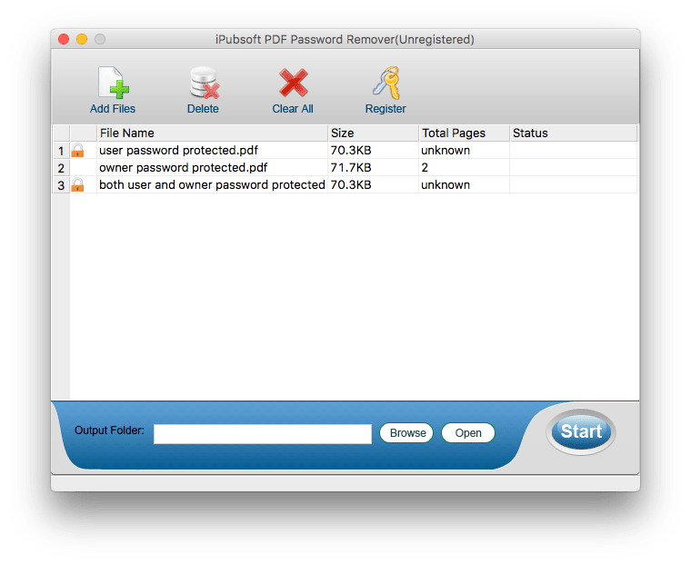 ipubsoft pdf password remover mac
