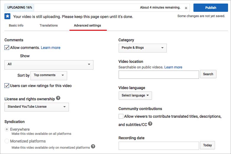 how to upload hd videos on youtube 03