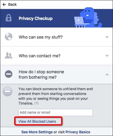 how to unblock someone on facebook 01